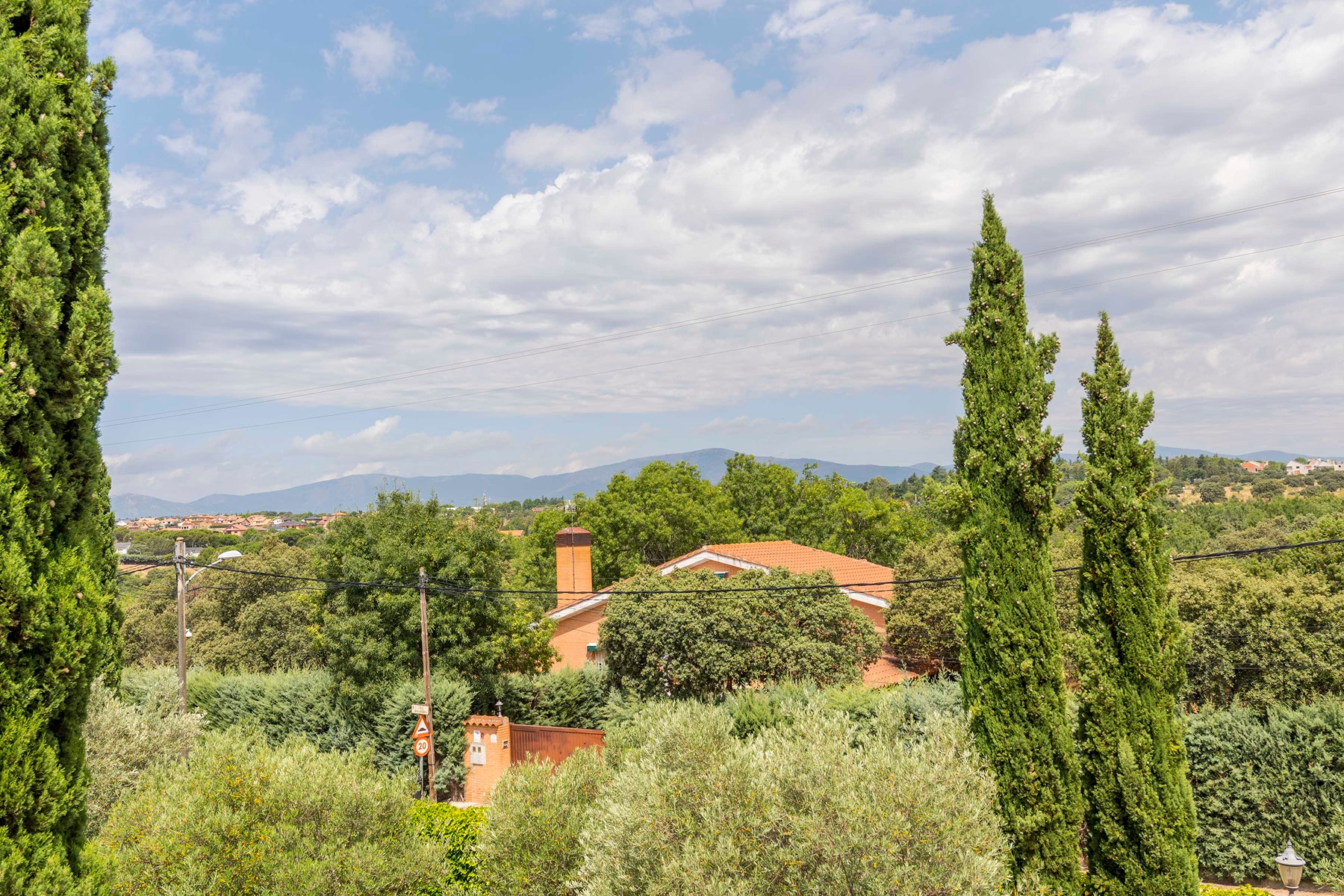 Vistas del jardín y del paisaje